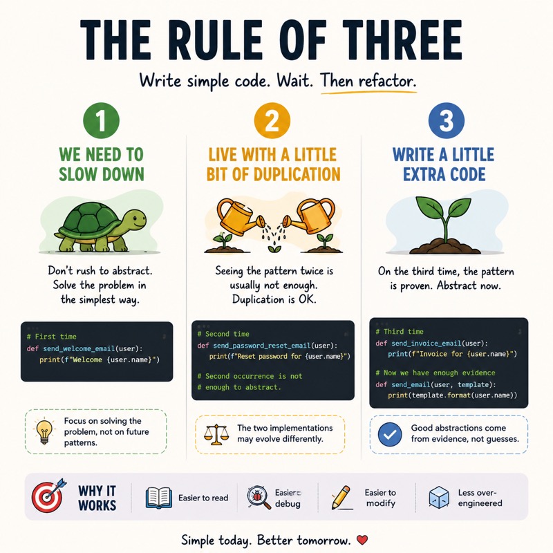 The Rule of Three